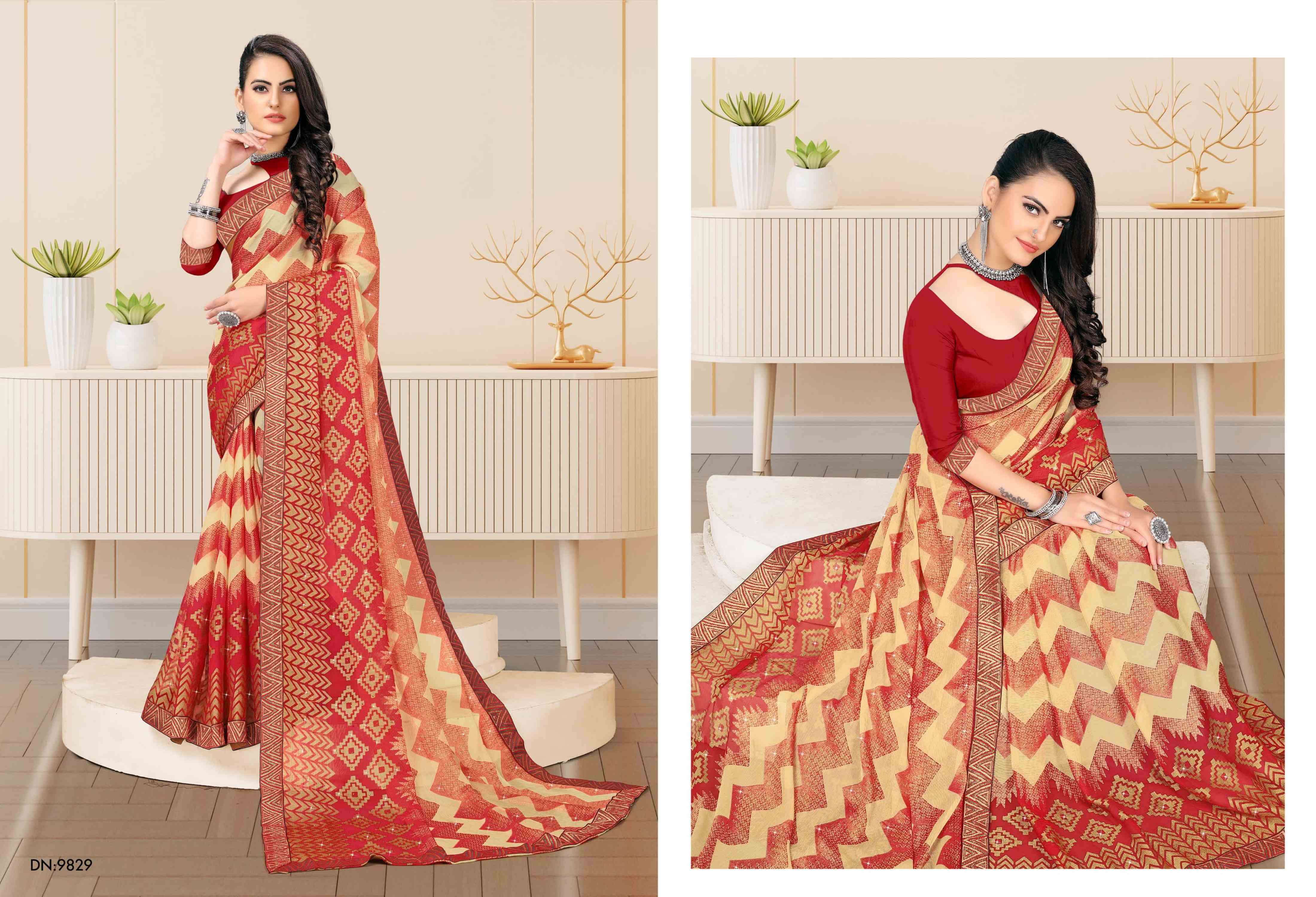 NEELKANTH VOL-3 BY BARGAD INDIAN TRADITIONAL WEAR COLLECTION BEAUTIFUL STYLISH FANCY COLORFUL PARTY WEAR & OCCASIONAL WEAR BRASSO SAREES AT WHOLESALE PRICE