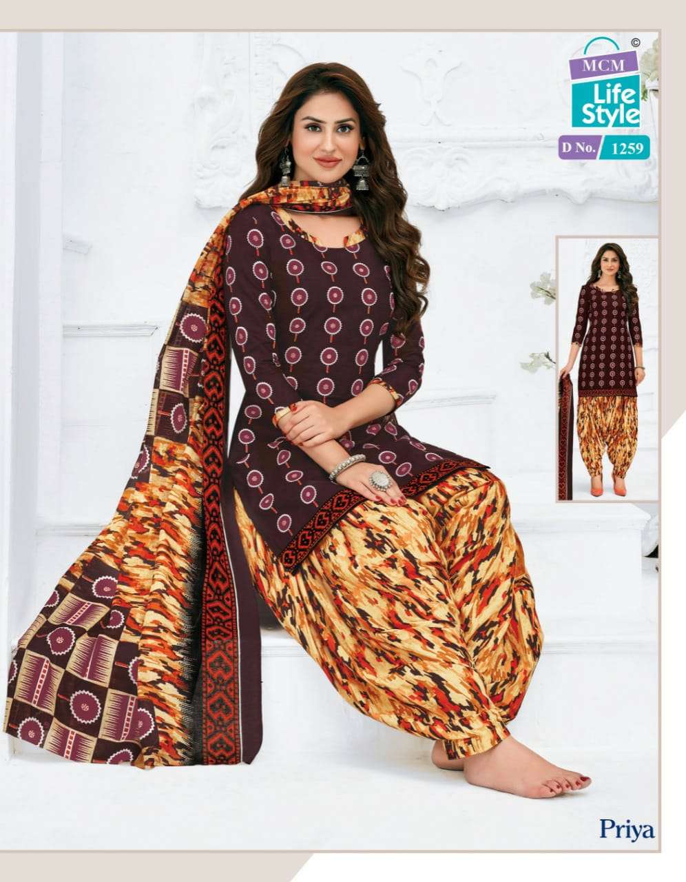 PRIYA VOL-12 NX BY MCM LIFESTYLE BEAUTIFUL SUITS COLORFUL STYLISH FANCY CASUAL WEAR & ETHNIC WEAR COTTON DRESSES AT WHOLESALE PRICE