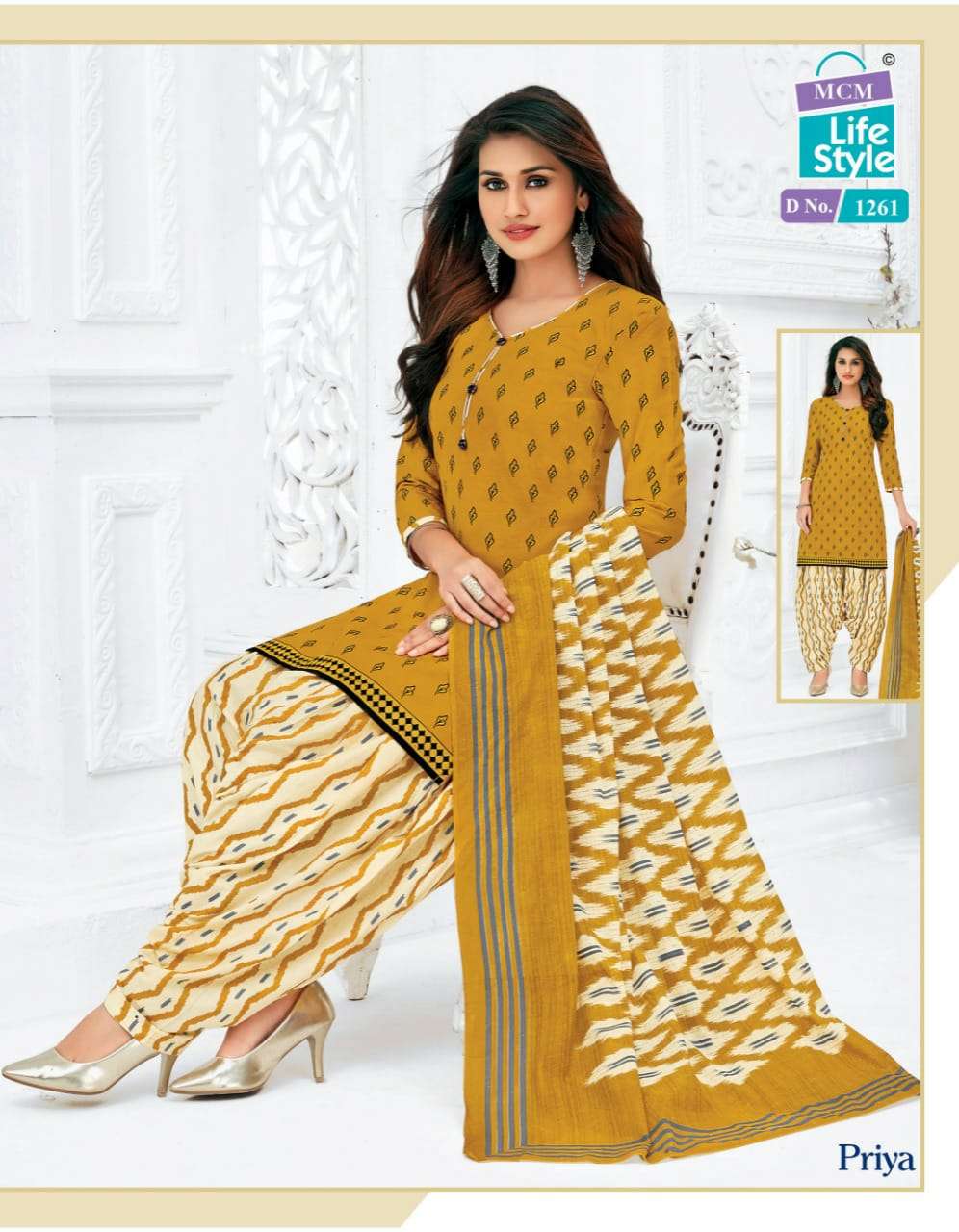 PRIYA VOL-12 NX BY MCM LIFESTYLE BEAUTIFUL SUITS COLORFUL STYLISH FANCY CASUAL WEAR & ETHNIC WEAR COTTON DRESSES AT WHOLESALE PRICE