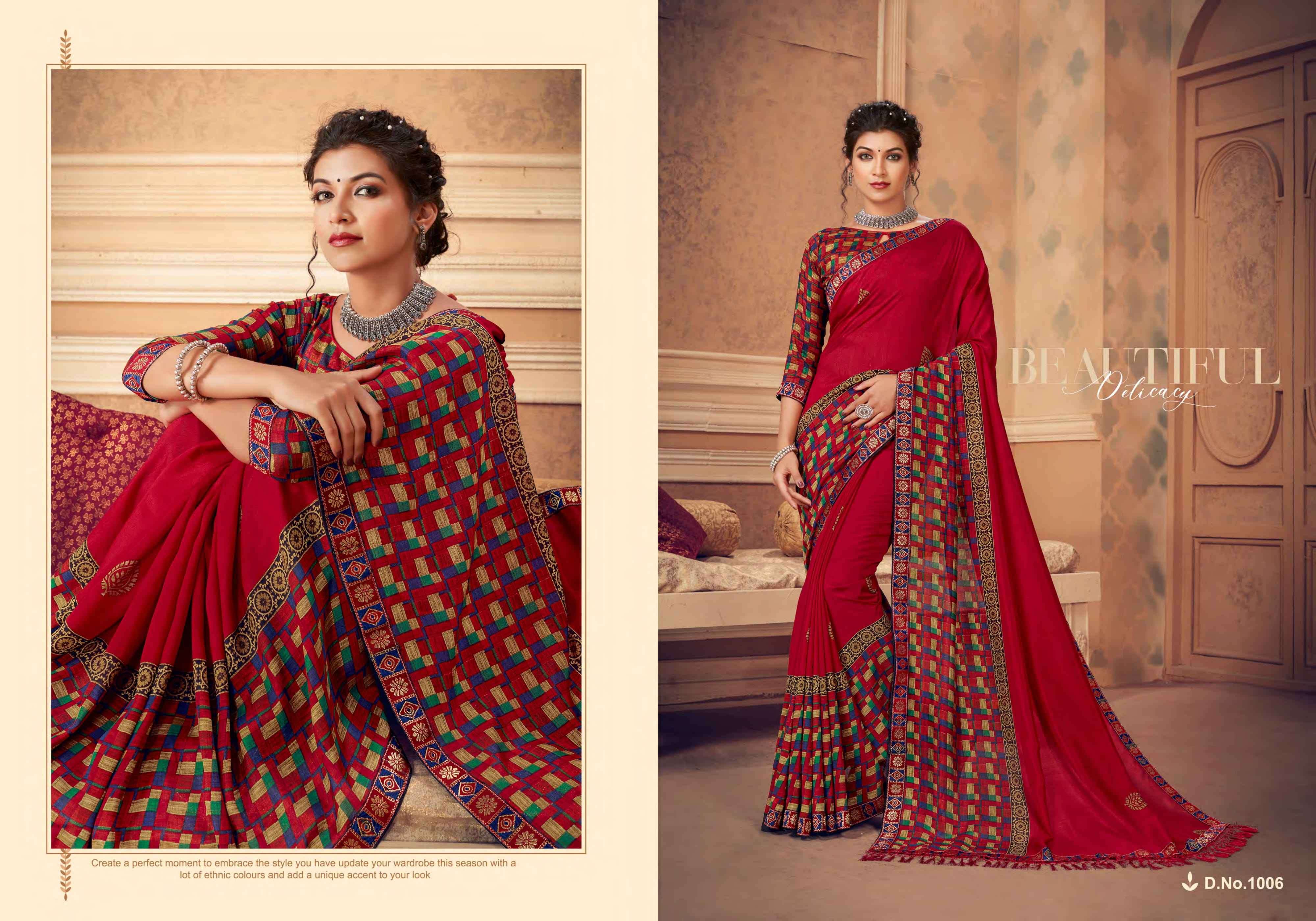 MONACO BY SHRAVYA FASHION 1001 TO 1008 SERIES INDIAN TRADITIONAL WEAR COLLECTION BEAUTIFUL STYLISH FANCY COLORFUL PARTY WEAR & OCCASIONAL WEAR VICHITRA SILK SAREES AT WHOLESALE PRICE