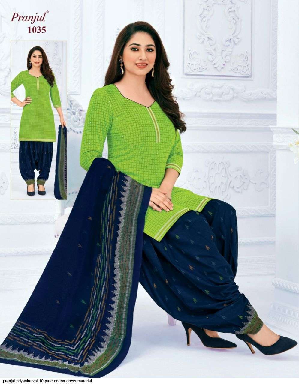 PRIYANKA VOL-10 BY PRANJUL 1001 TO 1040 SERIES BEAUTIFUL SUITS STYLISH FANCY COLORFUL CASUAL WEAR & ETHNIC WEAR PURE COTTON PRINTED DRESSES AT WHOLESALE PRICE
