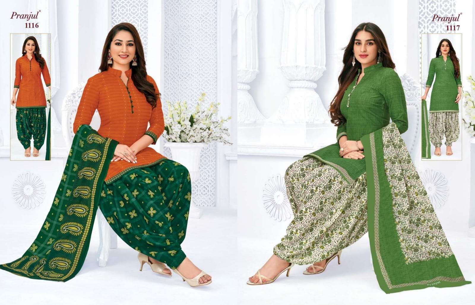 PRIYANKA VOL-11 BY PRANJUL 1101 TO 1136 SERIES BEAUTIFUL SUITS STYLISH FANCY COLORFUL CASUAL WEAR & ETHNIC WEAR PURE COTTON PRINTED DRESSES AT WHOLESALE PRICE