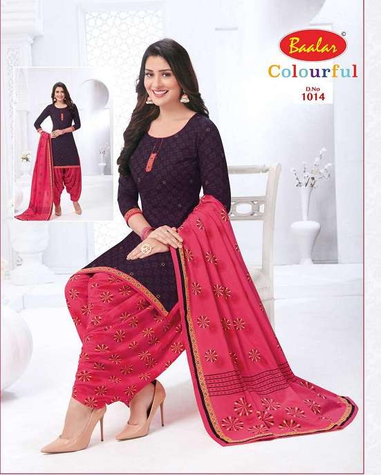 COLOURFUL VOL-10 REMIX BY BAALAR BEAUTIFUL STYLISH SUITS FANCY COLORFUL CASUAL WEAR & ETHNIC WEAR & READY TO WEAR PURE COTTON DRESSES AT WHOLESALE PRICE