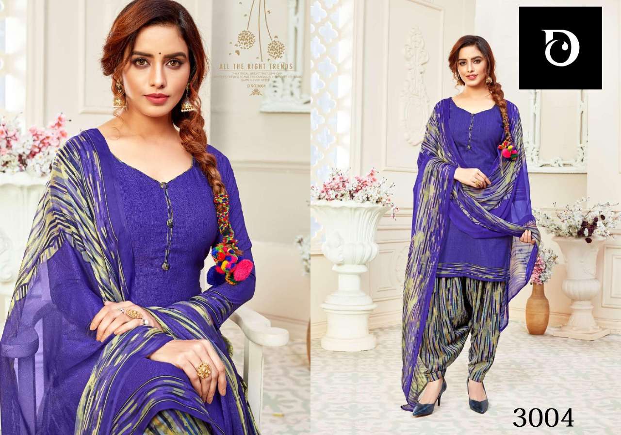 TITANIUM VOL-3 BY DC TRENDZ 3001 TO 3016 SERIES BEAUTIFUL SUITS COLORFUL STYLISH FANCY CASUAL WEAR & ETHNIC WEAR CREPE DRESSES AT WHOLESALE PRICE