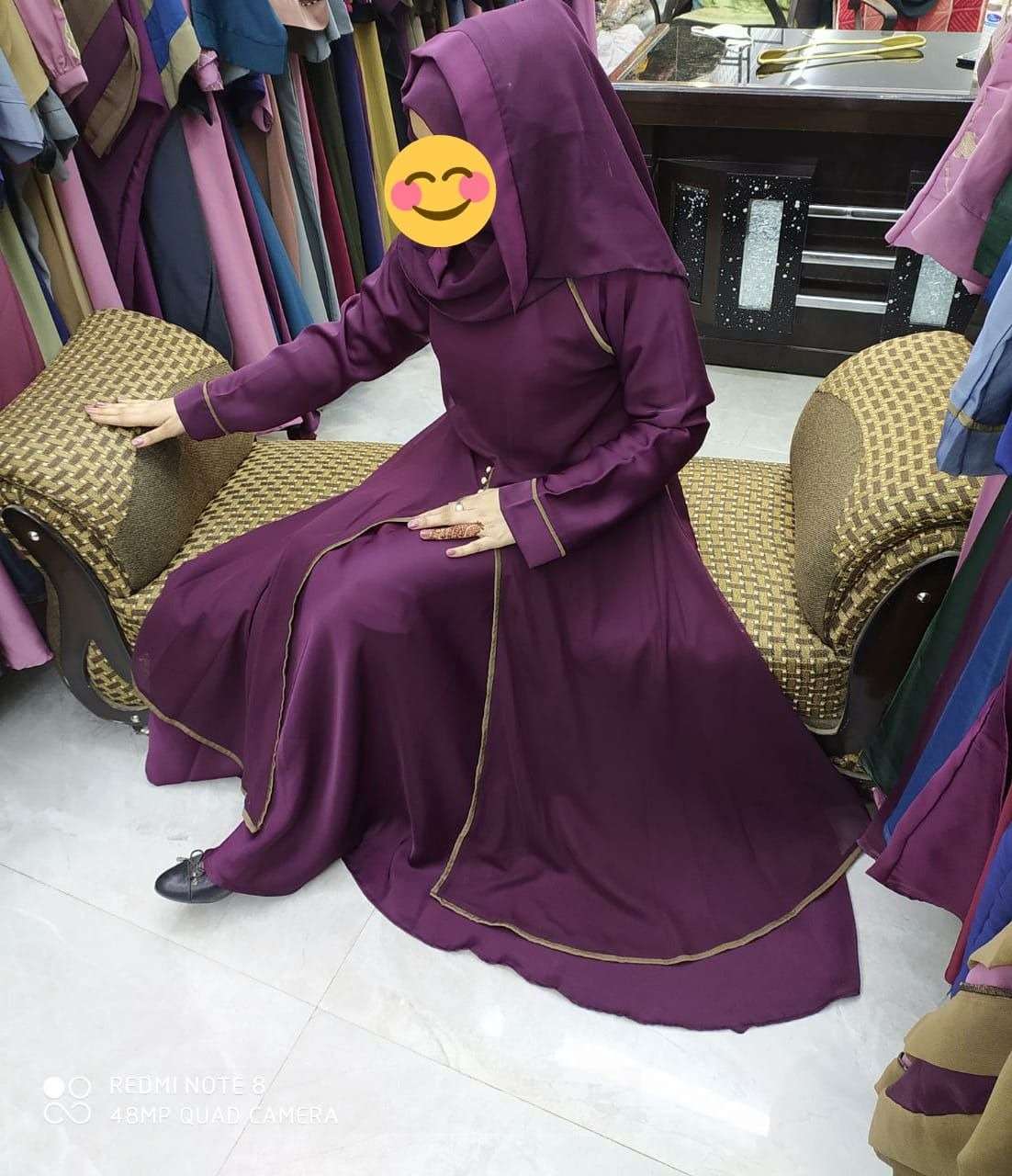 DOUBLE LAYER SLIT 3 BUTTON BY FASHID WHOLESALE 01 TO 10 SERIES BEAUTIFUL STYLISH FANCY COLORFUL CASUAL WEAR & ETHNIC WEAR FANCY BURQA AT WHOLESALE PRICE