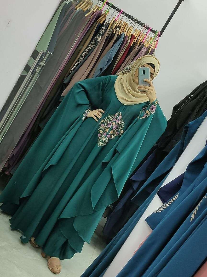 IRANI MULTI COLOUR BOOTA NIDA BY FASHID WHOLESALE 01 TO 05 SERIES BEAUTIFUL STYLISH FANCY COLORFUL CASUAL WEAR & ETHNIC WEAR FANCY BURQA AT WHOLESALE PRICE