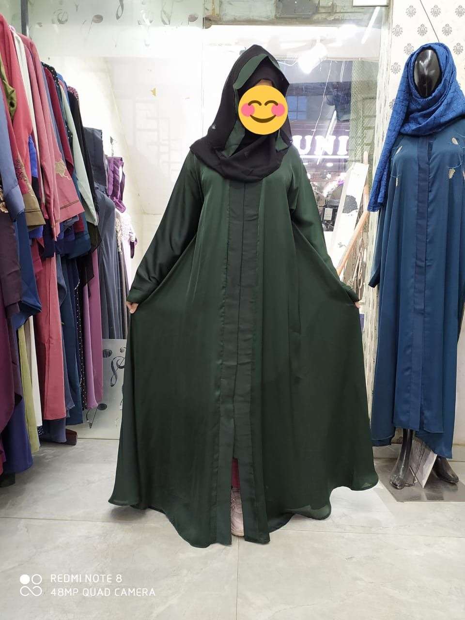 NIDA FRONT OPEN LARGE FLARED BY FASHID WHOLESALE 01 TO 10 SERIES BEAUTIFUL STYLISH FANCY COLORFUL CASUAL WEAR & ETHNIC WEAR FANCY BURQA AT WHOLESALE PRICE