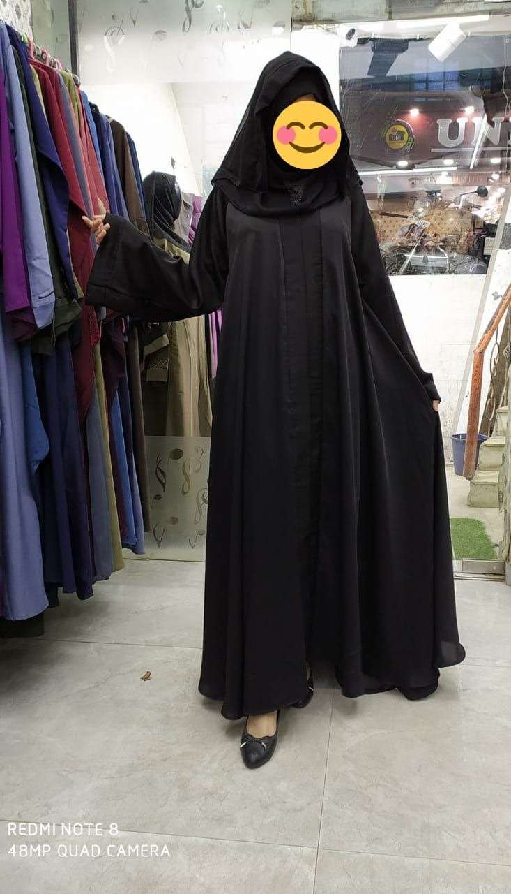 NIDA FRONT OPEN LARGE FLARED BY FASHID WHOLESALE 01 TO 10 SERIES BEAUTIFUL STYLISH FANCY COLORFUL CASUAL WEAR & ETHNIC WEAR FANCY BURQA AT WHOLESALE PRICE