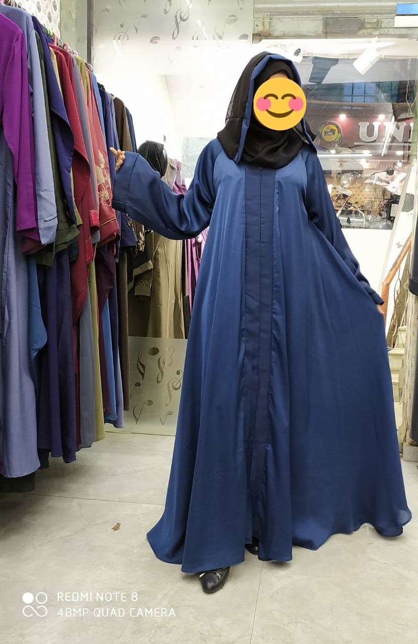 NIDA FRONT OPEN LARGE FLARED BY FASHID WHOLESALE 01 TO 10 SERIES BEAUTIFUL STYLISH FANCY COLORFUL CASUAL WEAR & ETHNIC WEAR FANCY BURQA AT WHOLESALE PRICE