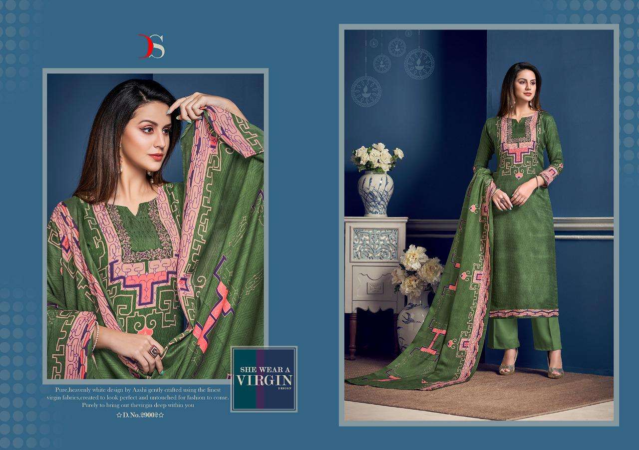 FLUENCE BY DEEPSY SUITS 29001 TO 29008 SERIES PAKISTANI SUITS BEAUTIFUL STYLISH FANCY COLORFUL DESIGNER PARTY WEAR & ETHNIC WEAR PURE PASHMINA DRESSES AT WHOLESALE PRICE