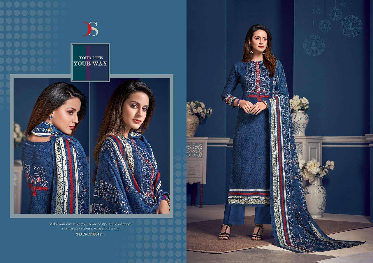 FLUENCE BY DEEPSY SUITS 29001 TO 29008 SERIES PAKISTANI SUITS BEAUTIFUL STYLISH FANCY COLORFUL DESIGNER PARTY WEAR & ETHNIC WEAR PURE PASHMINA DRESSES AT WHOLESALE PRICE