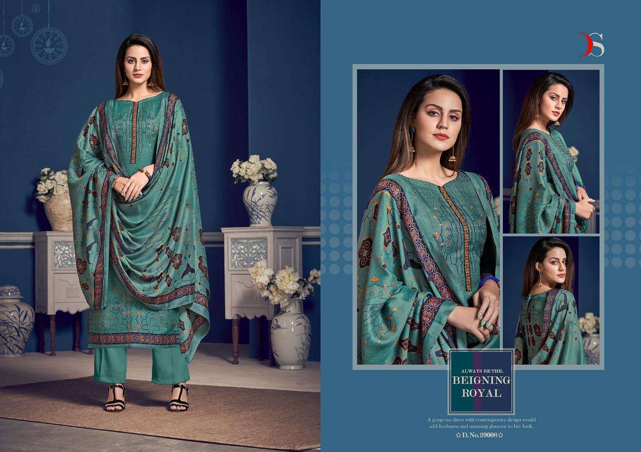 FLUENCE BY DEEPSY SUITS 29001 TO 29008 SERIES PAKISTANI SUITS BEAUTIFUL STYLISH FANCY COLORFUL DESIGNER PARTY WEAR & ETHNIC WEAR PURE PASHMINA DRESSES AT WHOLESALE PRICE