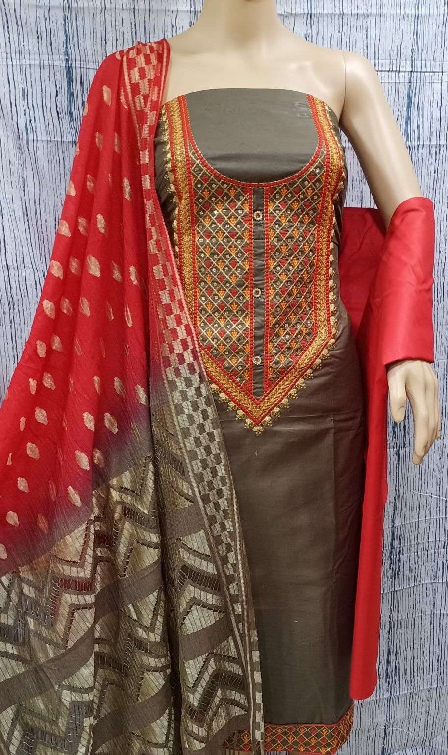 VD-04-363 BY FASHID WHOLESALE 01 TO 04 SERIES STYLISH FANCY COLORFUL BEAUTIFUL PARTY WEAR & ETHNIC WEAR COLLECTION COTTON DRESS AT WHOLESALE PRICE