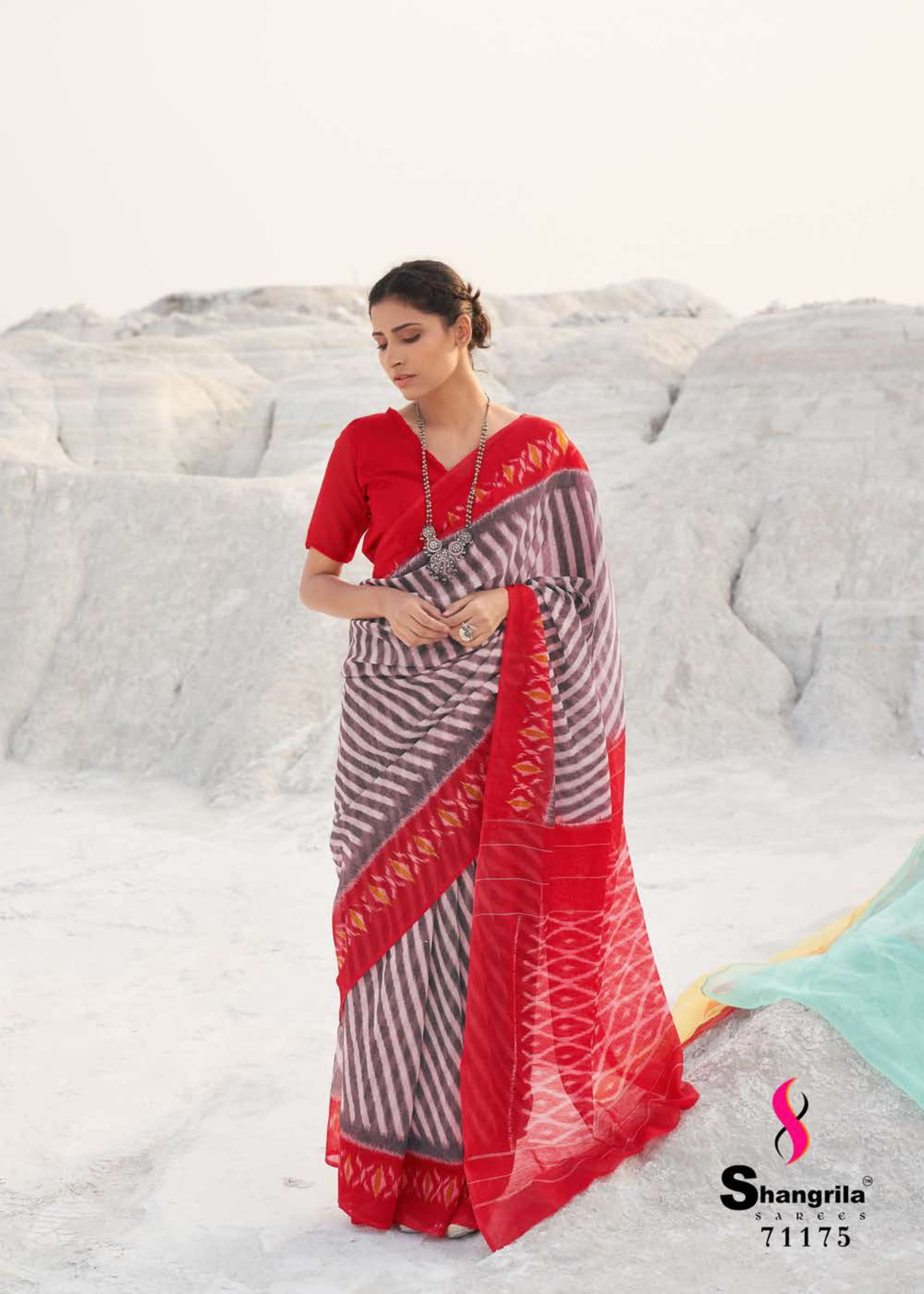 MULMUL COTTON VOL-2 BY SHANGRILA 71171 TO 71182 SERIES INDIAN TRADITIONAL WEAR COLLECTION BEAUTIFUL STYLISH FANCY COLORFUL PARTY WEAR & OCCASIONAL WEAR COTTON PRINTED SAREES AT WHOLESALE PRICE