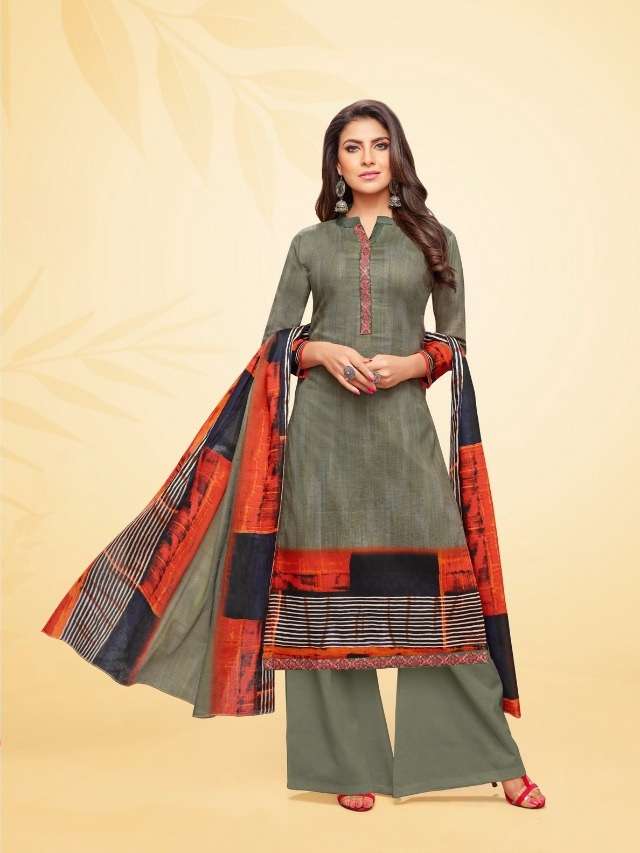 PARINITAA BY ANGROOP PLUS 009 TO 018 SERIES BEAUTIFUL STYLISH SUITS FANCY COLORFUL CASUAL WEAR & ETHNIC WEAR & READY TO WEAR PURE COTTON CAMBRIC DRESSES AT WHOLESALE PRICE