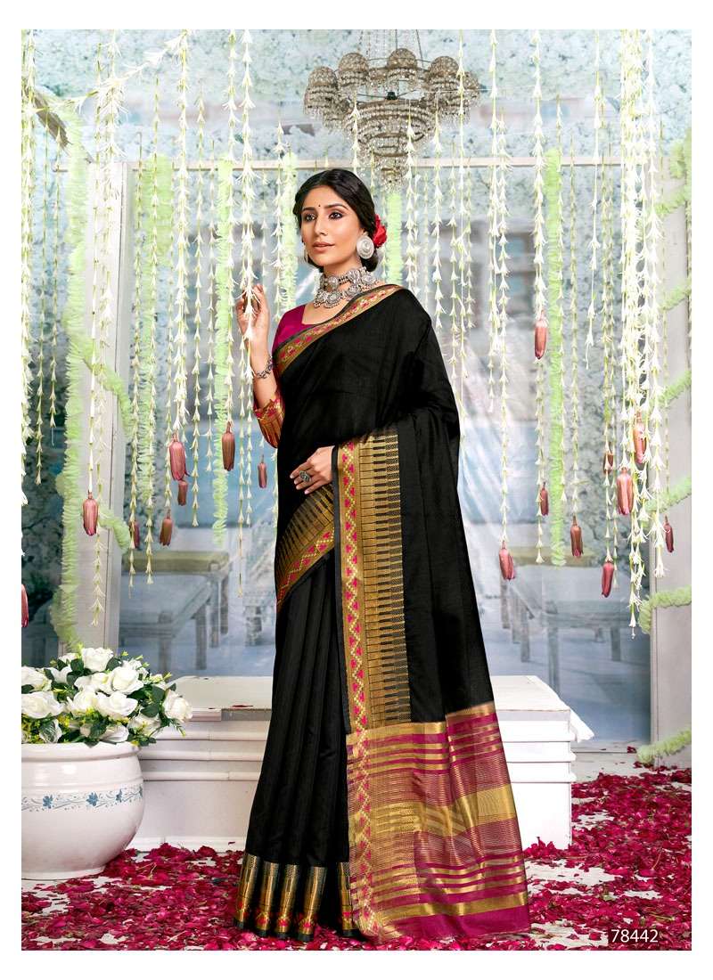 EVERGREEN BY LIFESTYLE 78441 TO 78446 SERIES INDIAN TRADITIONAL WEAR COLLECTION BEAUTIFUL STYLISH FANCY COLORFUL PARTY WEAR & OCCASIONAL WEAR CHANDERI SAREES AT WHOLESALE PRICE