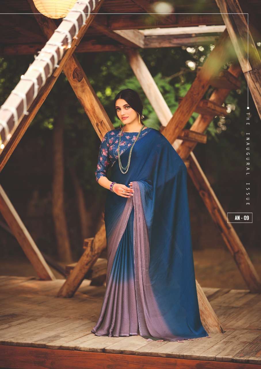 Aruna By Sr 01 To 10 Series Indian Traditional Wear Collection Beautiful Stylish Fancy Colorful Party Wear & Occasional Wear Velvet Chiffon Sarees At Wholesale Price