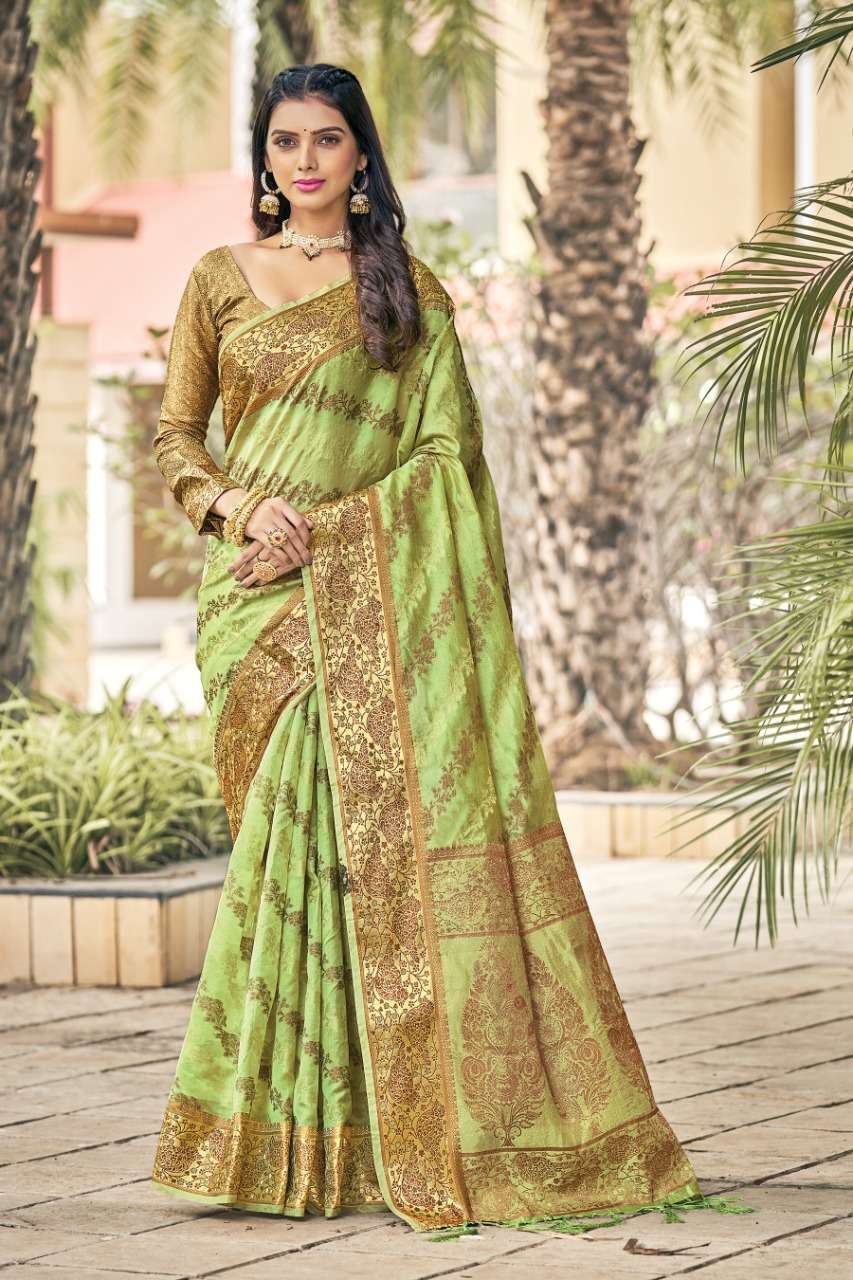 SHAILJA BY SANGAM PRINTS 1301 TO 1306 SERIES INDIAN TRADITIONAL WEAR COLLECTION BEAUTIFUL STYLISH FANCY COLORFUL PARTY WEAR & OCCASIONAL WEAR ORGANZA SAREES AT WHOLESALE PRICE
