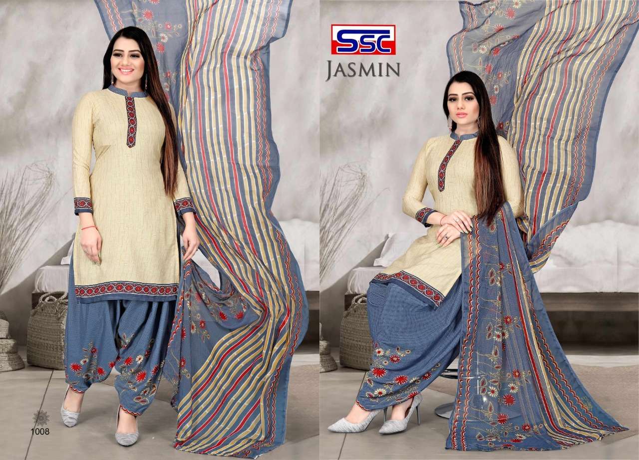 JASMIN VOL-18 BY SHREE SHANTI CREATION 1001 TO 1012 SERIES BEAUTIFUL SUITS STYLISH FANCY COLORFUL PARTY WEAR & OCCASIONAL WEAR HEAVY MICRO PRINT DRESSES AT WHOLESALE PRICE