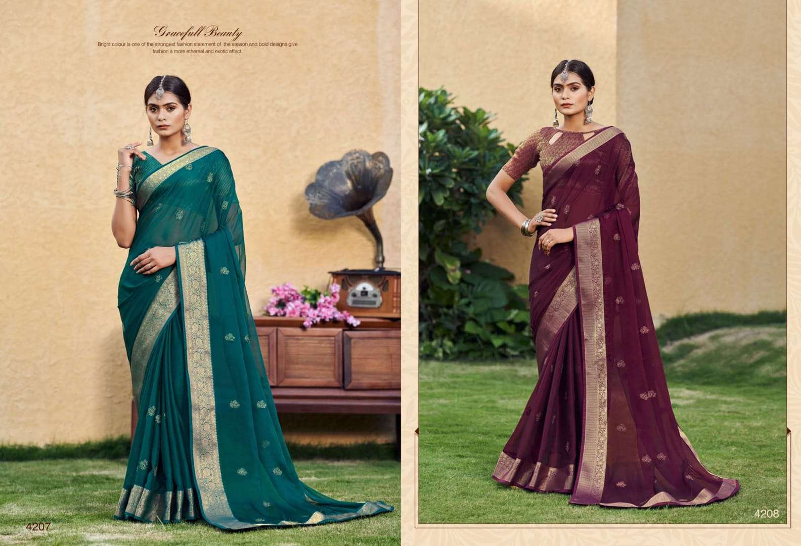 ATHENA BY AAYAMI 4201 TO 4214 SERIES INDIAN TRADITIONAL WEAR COLLECTION BEAUTIFUL STYLISH FANCY COLORFUL PARTY WEAR & OCCASIONAL WEAR GEORGETTE SAREES AT WHOLESALE PRICE