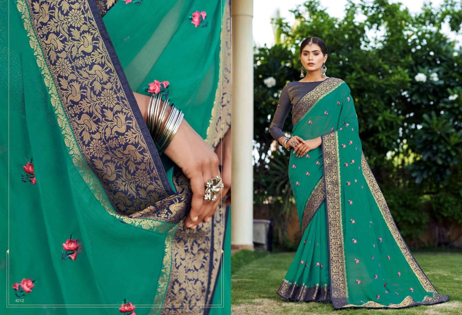 ATHENA BY AAYAMI 4201 TO 4214 SERIES INDIAN TRADITIONAL WEAR COLLECTION BEAUTIFUL STYLISH FANCY COLORFUL PARTY WEAR & OCCASIONAL WEAR GEORGETTE SAREES AT WHOLESALE PRICE