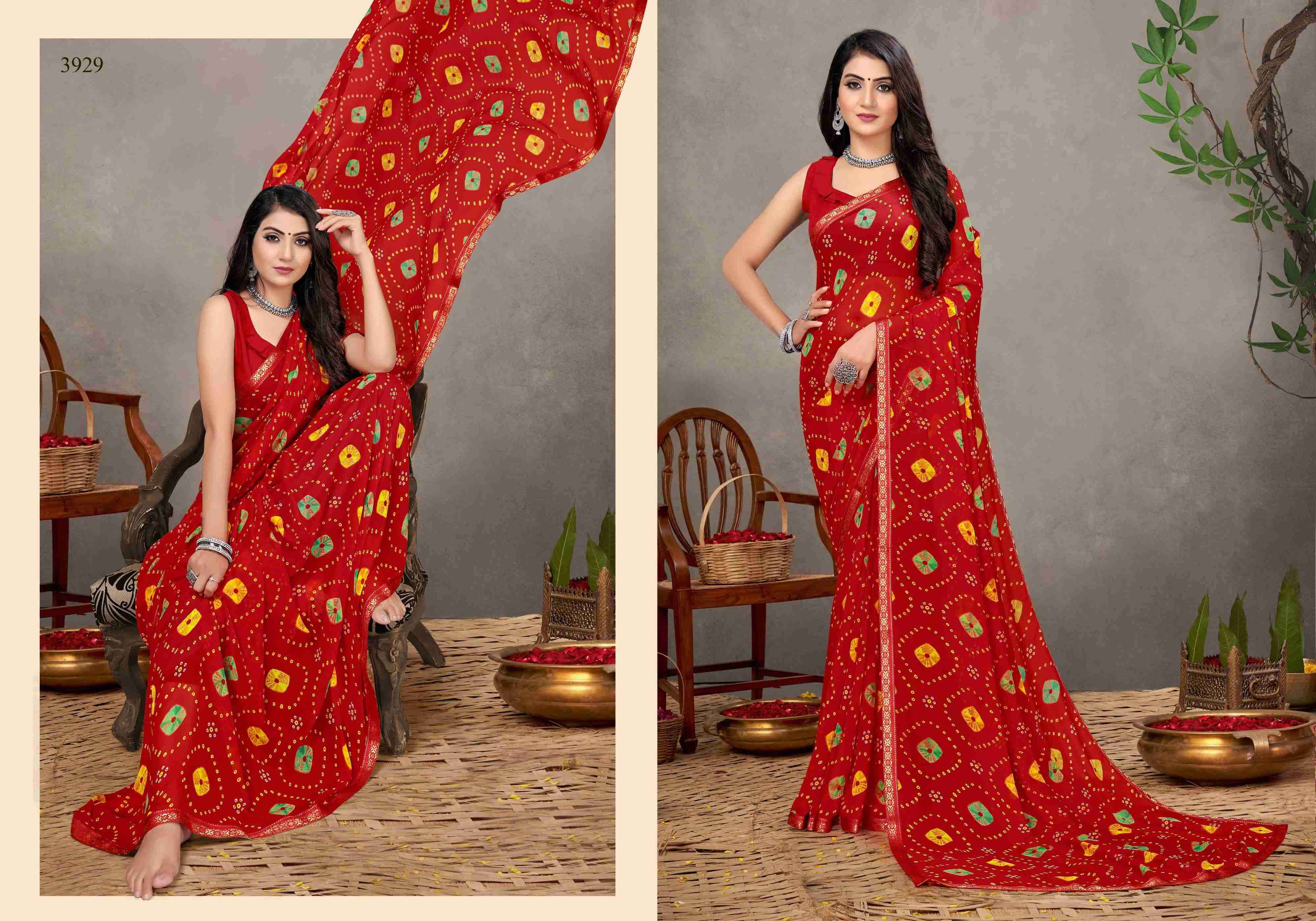 AARTI BY BARGAD INDIAN TRADITIONAL WEAR COLLECTION BEAUTIFUL STYLISH FANCY COLORFUL PARTY WEAR & OCCASIONAL WEAR WEIGHTLESS PRINT SAREES AT WHOLESALE PRICE