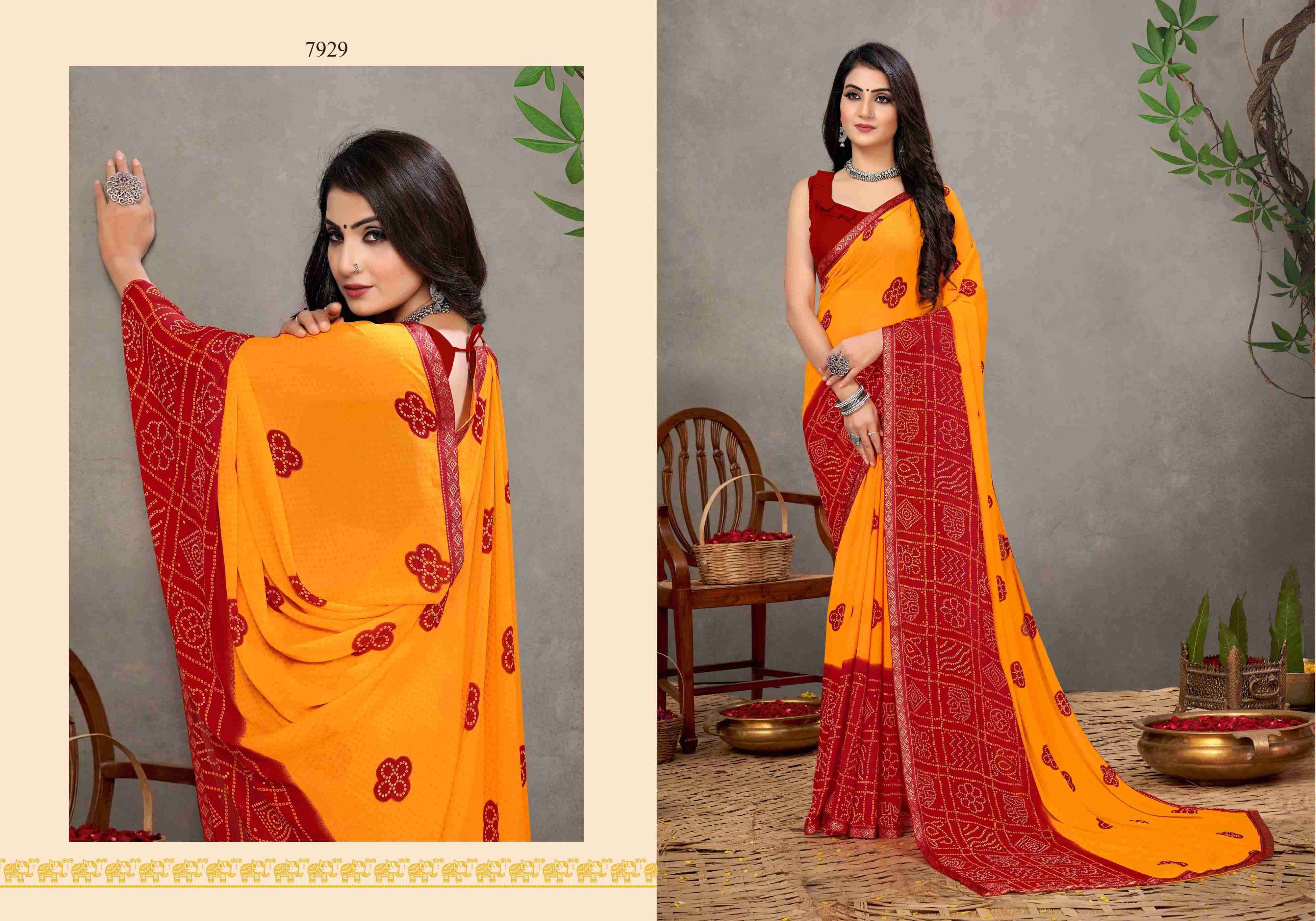 AARTI BY BARGAD INDIAN TRADITIONAL WEAR COLLECTION BEAUTIFUL STYLISH FANCY COLORFUL PARTY WEAR & OCCASIONAL WEAR WEIGHTLESS PRINT SAREES AT WHOLESALE PRICE