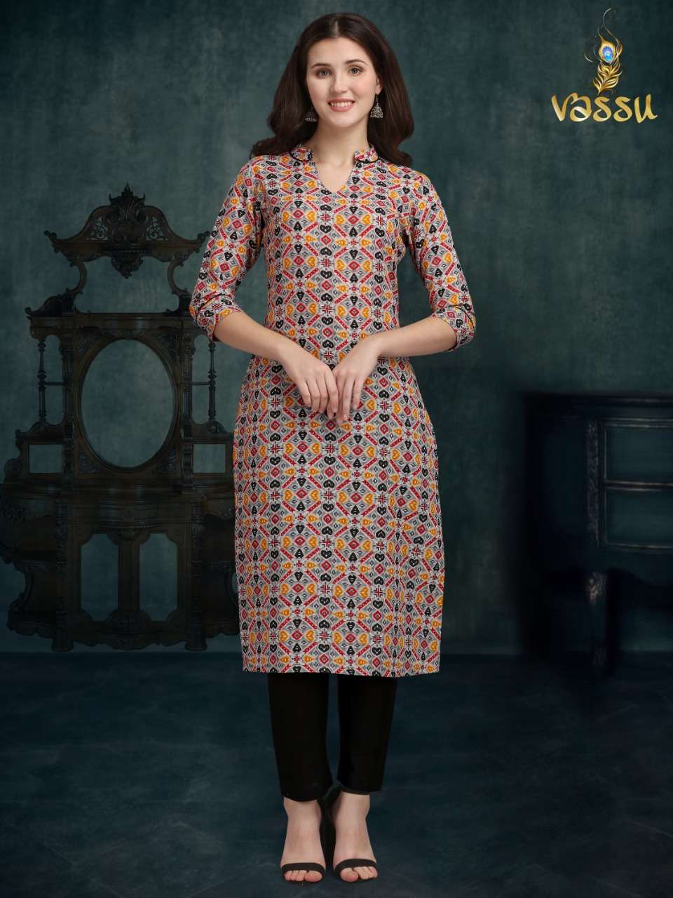 KITE VOL-1 BY VASSU 01 TO 05 SERIES DESIGNER STYLISH FANCY COLORFUL BEAUTIFUL PARTY WEAR & ETHNIC WEAR COLLECTION COTTON KURTIS AT WHOLESALE PRICE