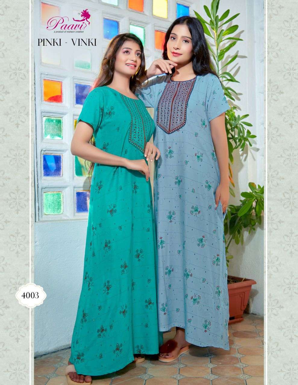 PINKI VINKI VOL-6 BY PAAVI BEAUTIFUL STYLISH FANCY COLORFUL CASUAL WEAR & ETHNIC WEAR RAYON PRINT GOWNS AT WHOLESALE PRICE