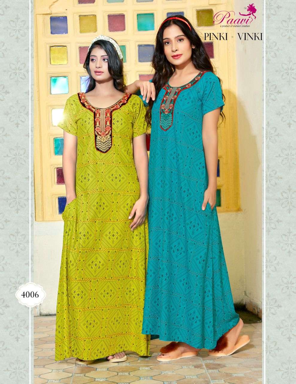 PINKI VINKI VOL-6 BY PAAVI BEAUTIFUL STYLISH FANCY COLORFUL CASUAL WEAR & ETHNIC WEAR RAYON PRINT GOWNS AT WHOLESALE PRICE