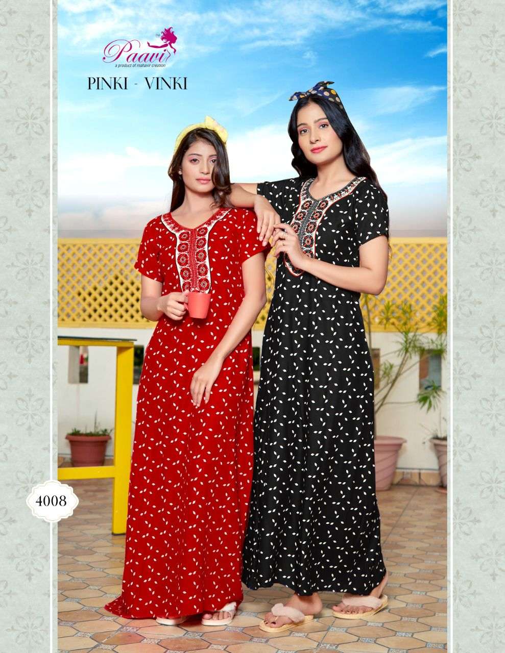 PINKI VINKI VOL-6 BY PAAVI BEAUTIFUL STYLISH FANCY COLORFUL CASUAL WEAR & ETHNIC WEAR RAYON PRINT GOWNS AT WHOLESALE PRICE