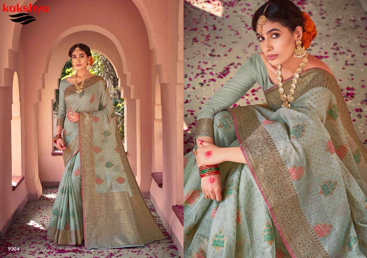 SONAM BY KAKSHYA 9301 TO 9306 SERIES INDIAN TRADITIONAL WEAR COLLECTION BEAUTIFUL STYLISH FANCY COLORFUL PARTY WEAR & OCCASIONAL WEAR SOFT COTTON SAREES AT WHOLESALE PRICE