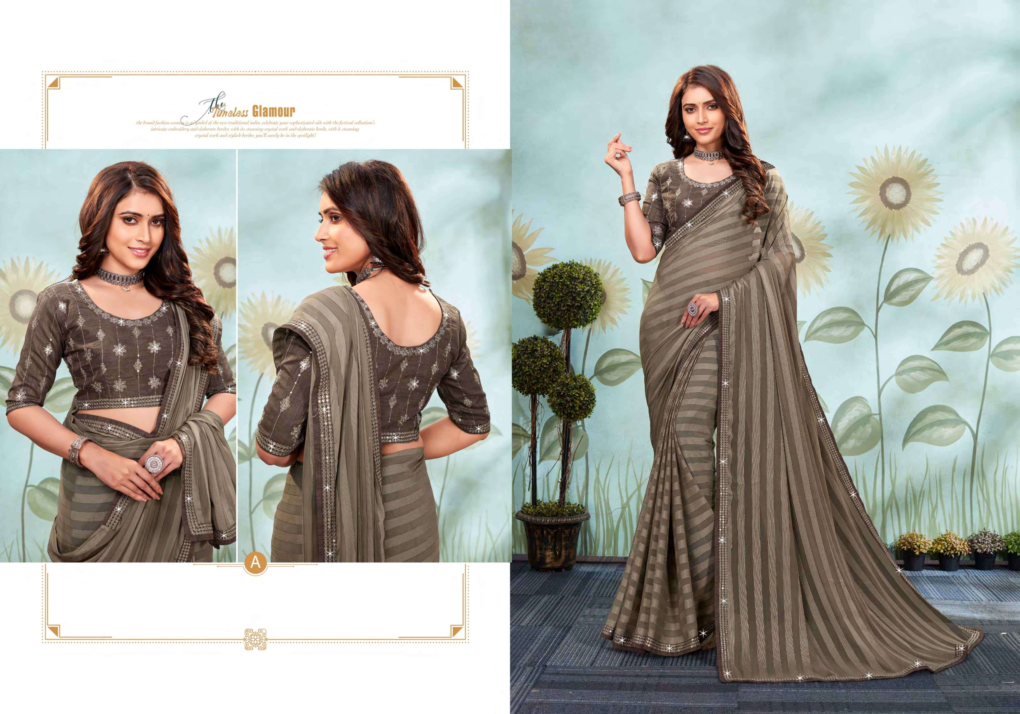 MASTANI BY SHRAVYA FASHION A TO H SERIES INDIAN TRADITIONAL WEAR COLLECTION BEAUTIFUL STYLISH FANCY COLORFUL PARTY WEAR & OCCASIONAL WEAR FANCY SAREES AT WHOLESALE PRICE