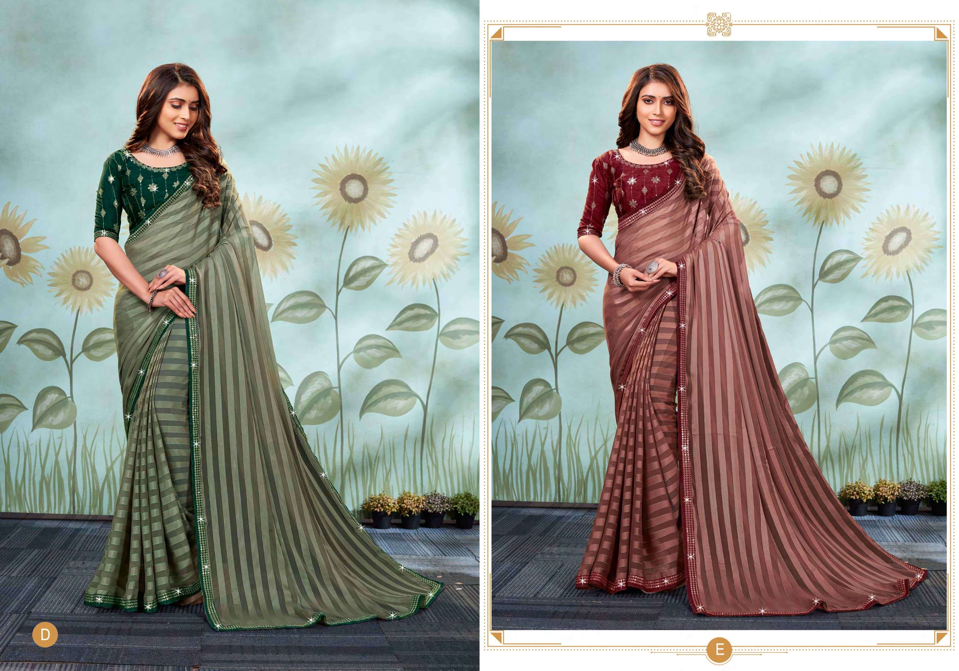 MASTANI BY SHRAVYA FASHION A TO H SERIES INDIAN TRADITIONAL WEAR COLLECTION BEAUTIFUL STYLISH FANCY COLORFUL PARTY WEAR & OCCASIONAL WEAR FANCY SAREES AT WHOLESALE PRICE