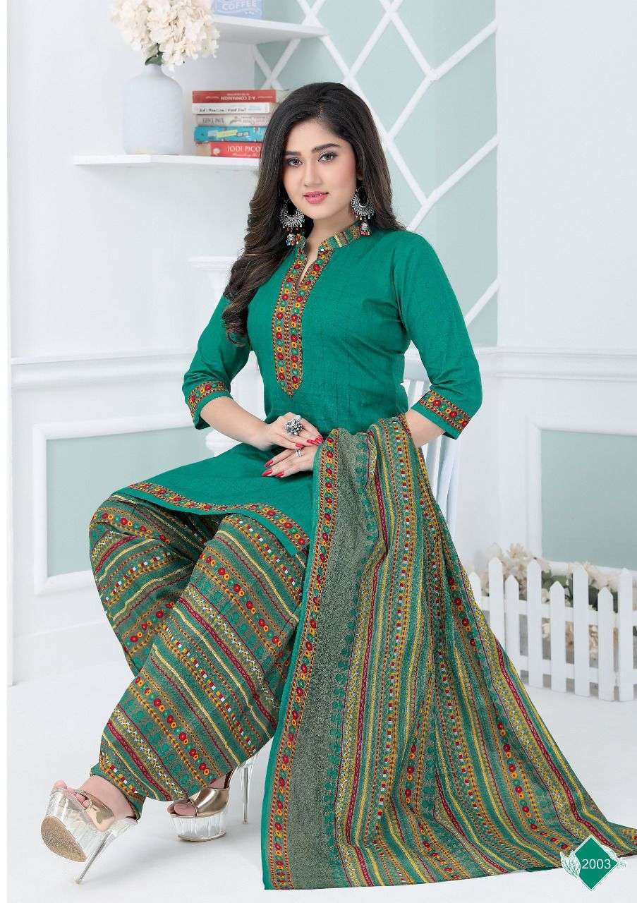 RANGOLI PATIYALA VOL-2 BY KC 2001 TO 2012 SERIES BEAUTIFUL PATIYALA SUITS STYLISH FANCY COLORFUL CASUAL WEAR & ETHNIC WEAR COTTON PRINT DRESSES AT WHOLESALE PRICE