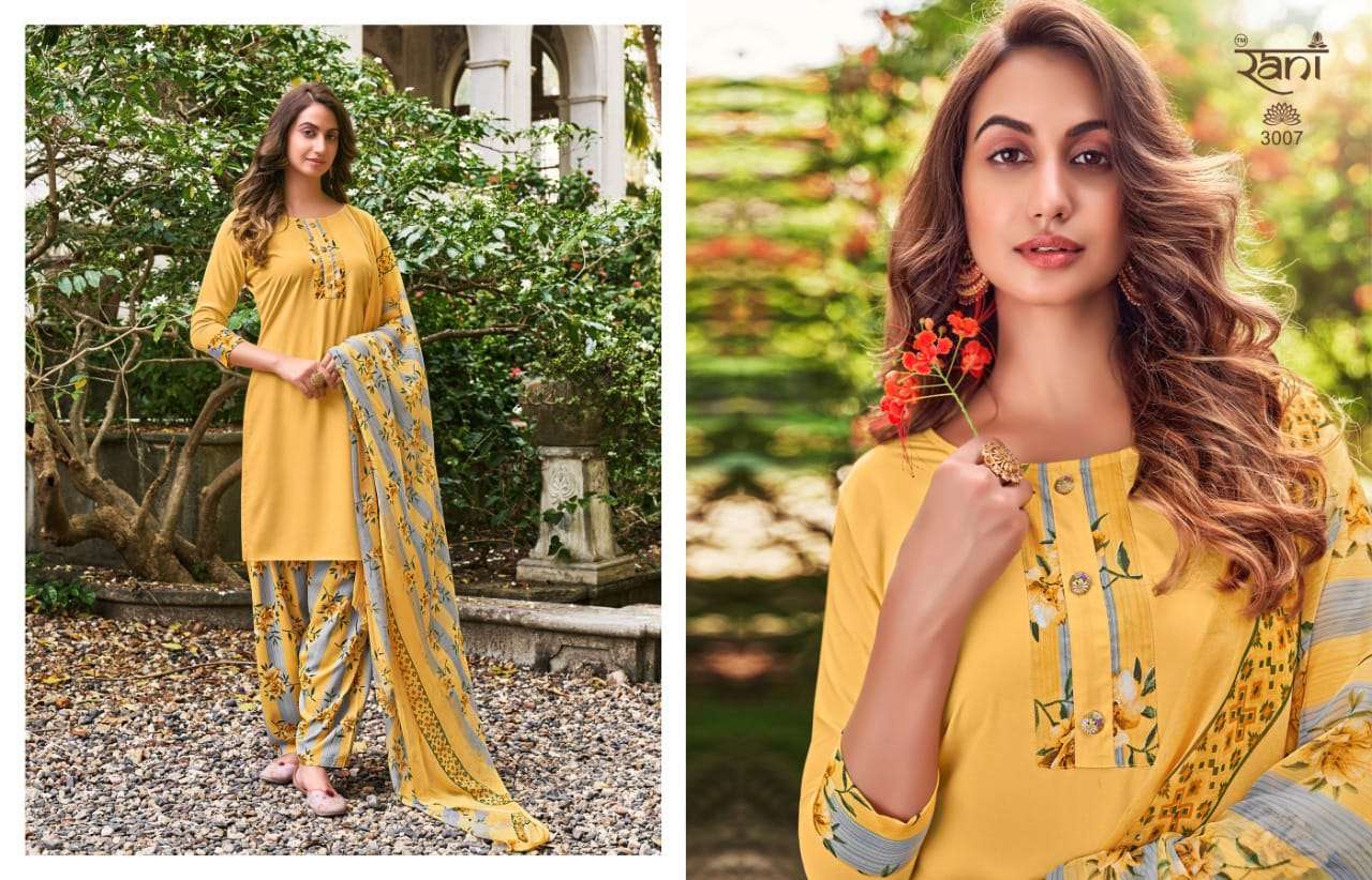 SOFIYA BY RANI FASHION 3001 TO 3016 SERIES BEAUTIFUL SUITS COLORFUL STYLISH FANCY CASUAL WEAR & ETHNIC WEAR AMERICAN CREPE PRINT DRESSES AT WHOLESALE PRICE
