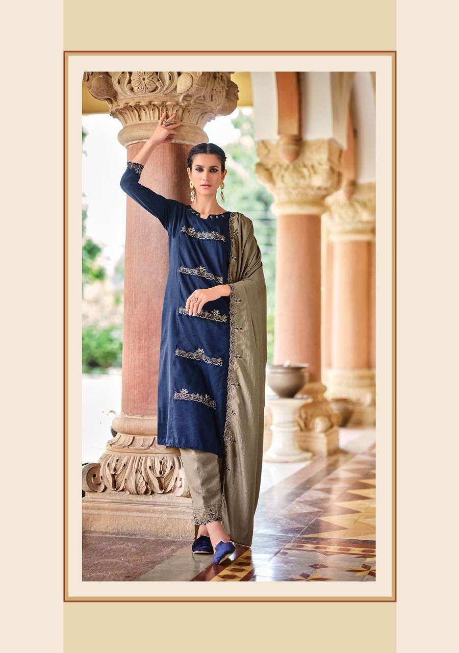 IZABELLA VOL-3 BY KALKI FASHION 91001 TO 92006 SERIES BEAUTIFUL SUITS STYLISH FANCY COLORFUL CASUAL WEAR & ETHNIC WEAR PURE VISCOSE SILK WITH EMBROIDERY DRESSES AT WHOLESALE PRICE