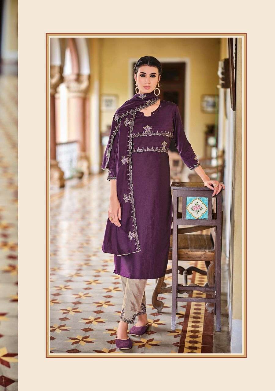 IZABELLA VOL-3 BY KALKI FASHION 91001 TO 92006 SERIES BEAUTIFUL SUITS STYLISH FANCY COLORFUL CASUAL WEAR & ETHNIC WEAR PURE VISCOSE SILK WITH EMBROIDERY DRESSES AT WHOLESALE PRICE