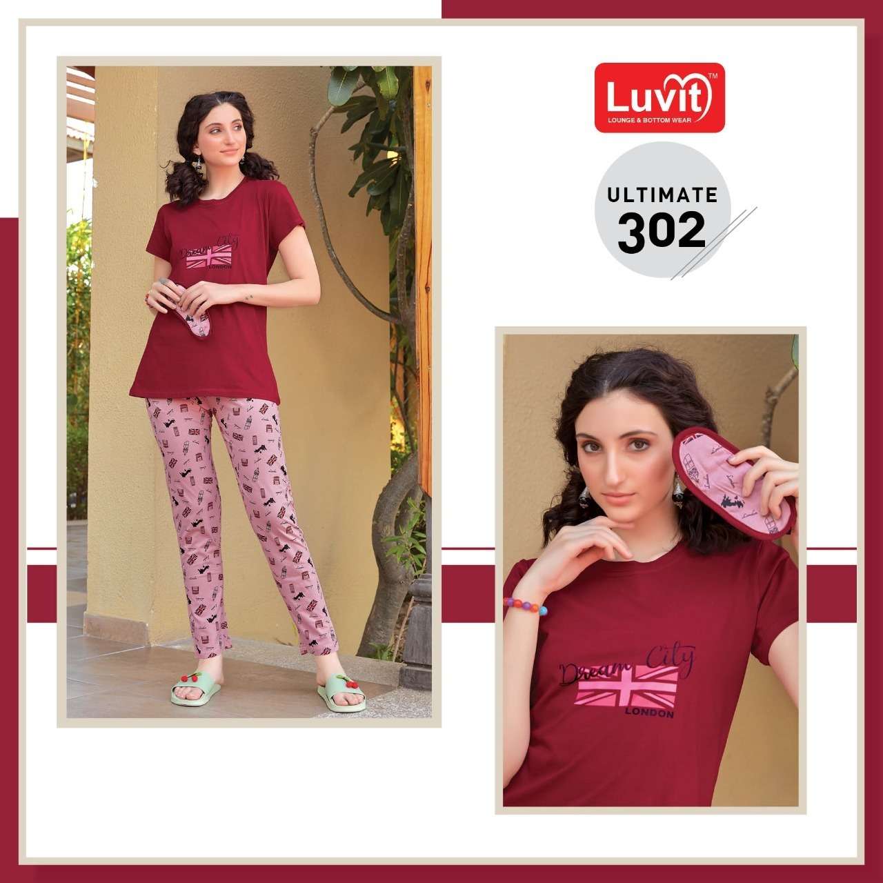 ULTIMATE VOL-3 BY LUVIT 301 TO 308 SERIES DESIGNER STYLISH FANCY COLORFUL BEAUTIFUL PARTY WEAR & ETHNIC WEAR COLLECTION PURE SINKER KURTIS WITH BOTTOM AT WHOLESALE PRICE