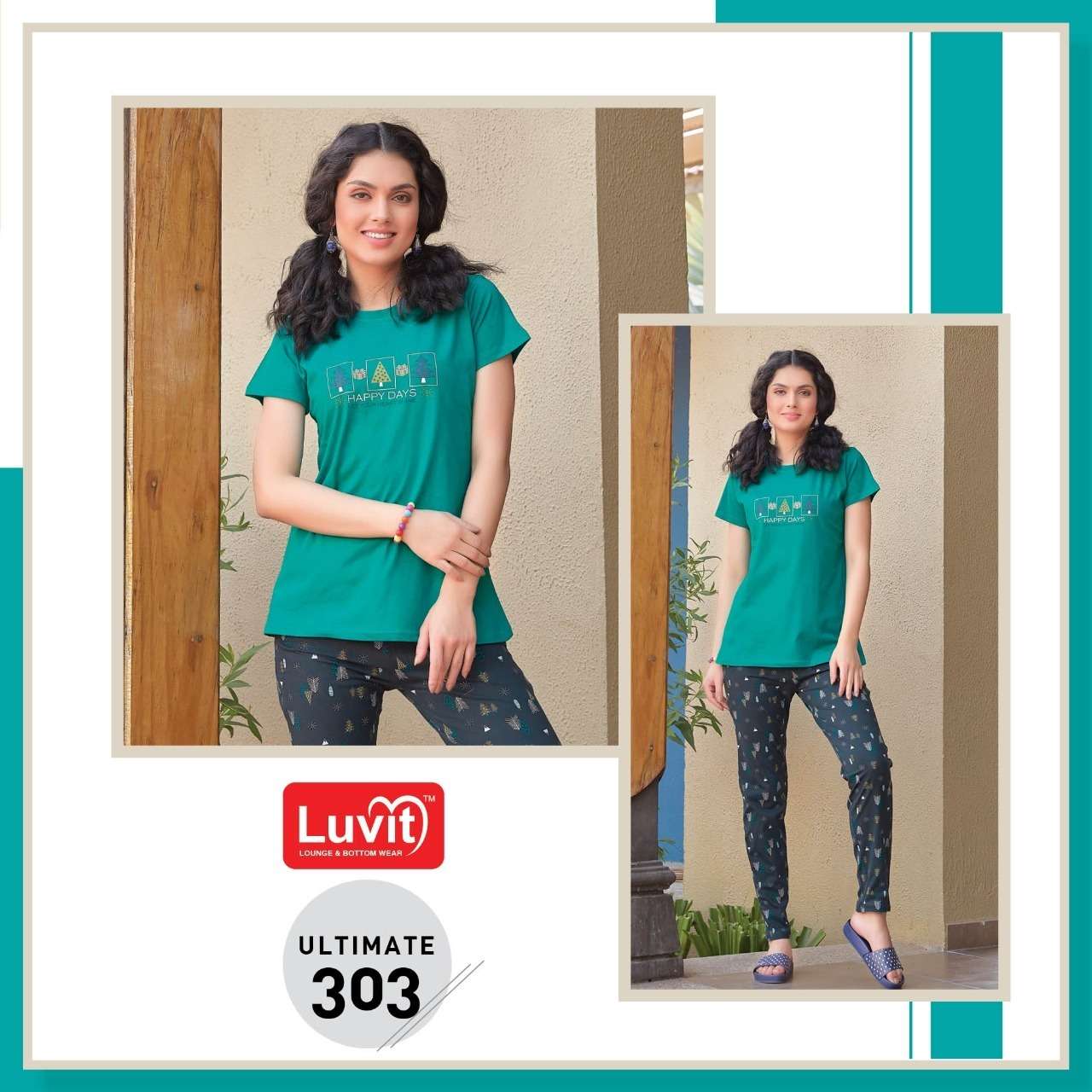 ULTIMATE VOL-3 BY LUVIT 301 TO 308 SERIES DESIGNER STYLISH FANCY COLORFUL BEAUTIFUL PARTY WEAR & ETHNIC WEAR COLLECTION PURE SINKER KURTIS WITH BOTTOM AT WHOLESALE PRICE