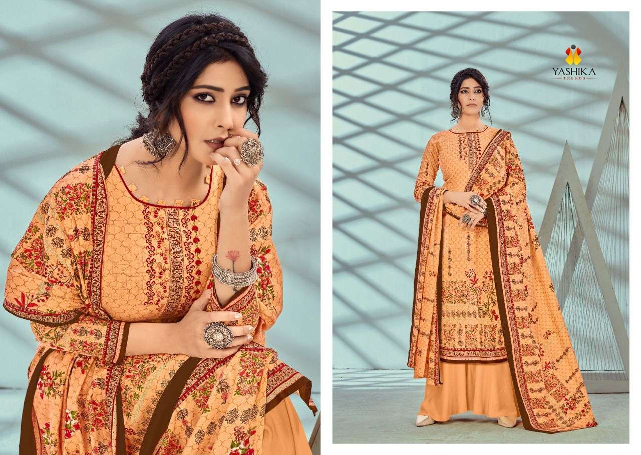 ZULFFAT VOL-3 BY YASHIKA TRENDS 3001 TO 3010 SERIES BEAUTIFUL STYLISH SUITS FANCY COLORFUL CASUAL WEAR & ETHNIC WEAR & READY TO WEAR PURE CAMBRIC PRINTED DRESSES AT WHOLESALE PRICE
