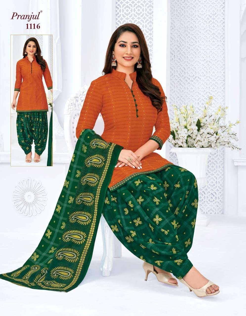 PRIYANKA VOL-11 NX BY PRANJUL BEAUTIFUL SUITS STYLISH FANCY COLORFUL CASUAL WEAR & ETHNIC WEAR PURE COTTON PRINTED DRESSES AT WHOLESALE PRICE