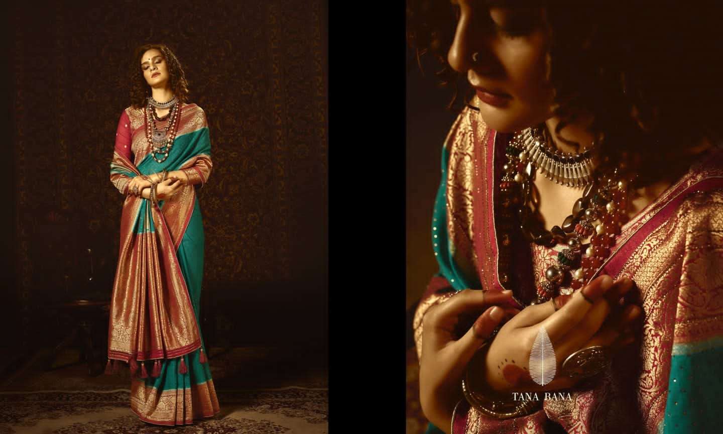Tana Bana 339 Colours By Tana Bana 339-A To 339-E Series Indian Traditional Wear Collection Beautiful Stylish Fancy Colorful Party Wear & Occasional Wear Pure Silk Sarees At Wholesale Price
