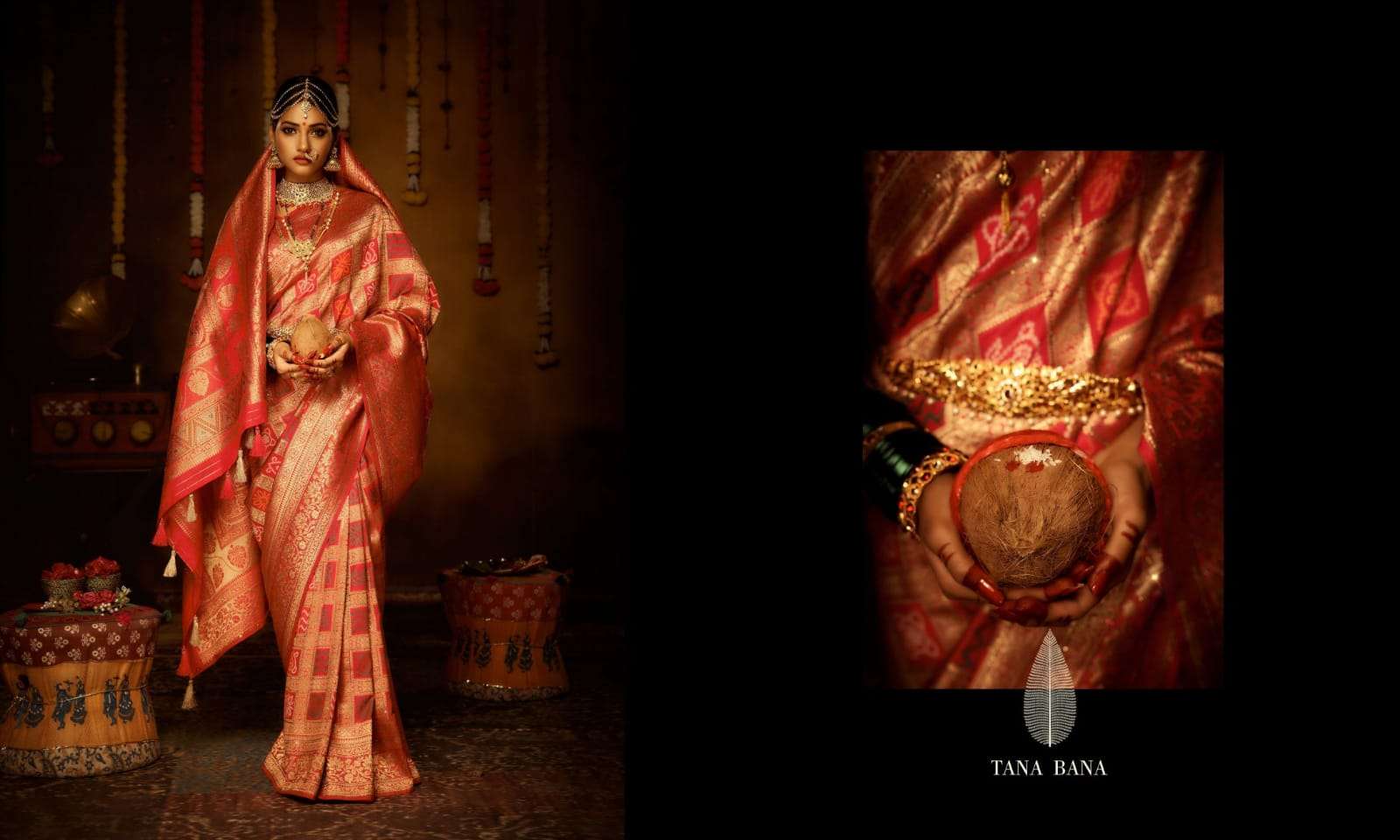 MANNAT BY TANA BANA 01 TO 02 SERIES INDIAN TRADITIONAL WEAR COLLECTION BEAUTIFUL STYLISH FANCY COLORFUL PARTY WEAR & OCCASIONAL WEAR PURE SILK SAREES AT WHOLESALE PRICE