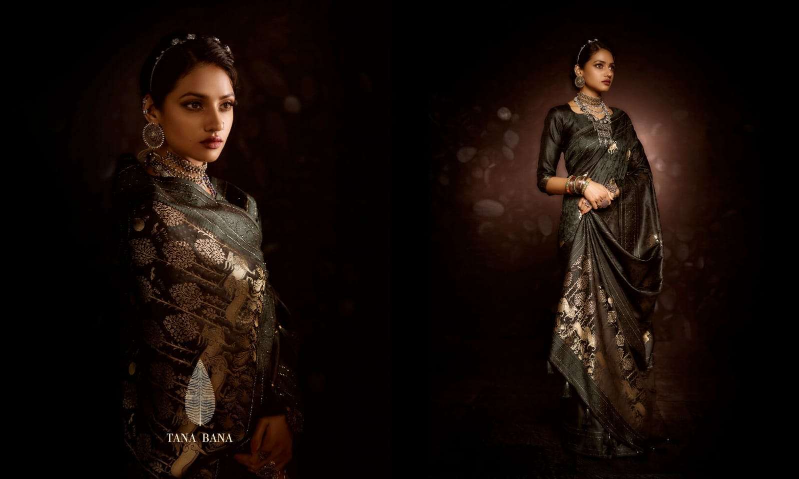 NILGIRI VOL-2 BY TANA BANA 02-A TO 02-D SERIES INDIAN TRADITIONAL WEAR COLLECTION BEAUTIFUL STYLISH FANCY COLORFUL PARTY WEAR & OCCASIONAL WEAR PURE SILK SAREES AT WHOLESALE PRICE