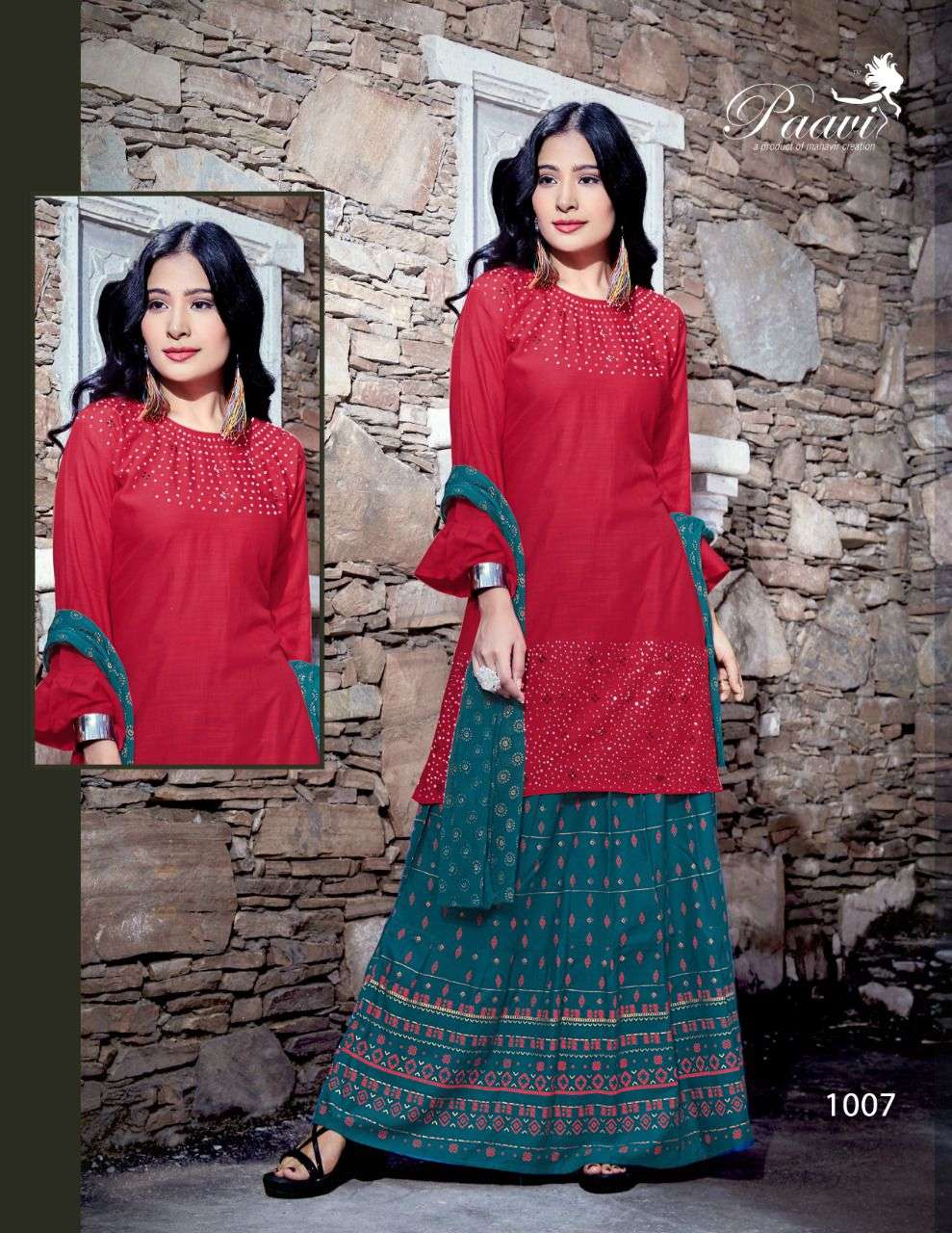 SAHINA BY PAAVI 1001 TO 1008 SERIES BEAUTIFUL SUITS COLORFUL STYLISH FANCY CASUAL WEAR & ETHNIC WEAR RAYON PRINT DRESSES AT WHOLESALE PRICE