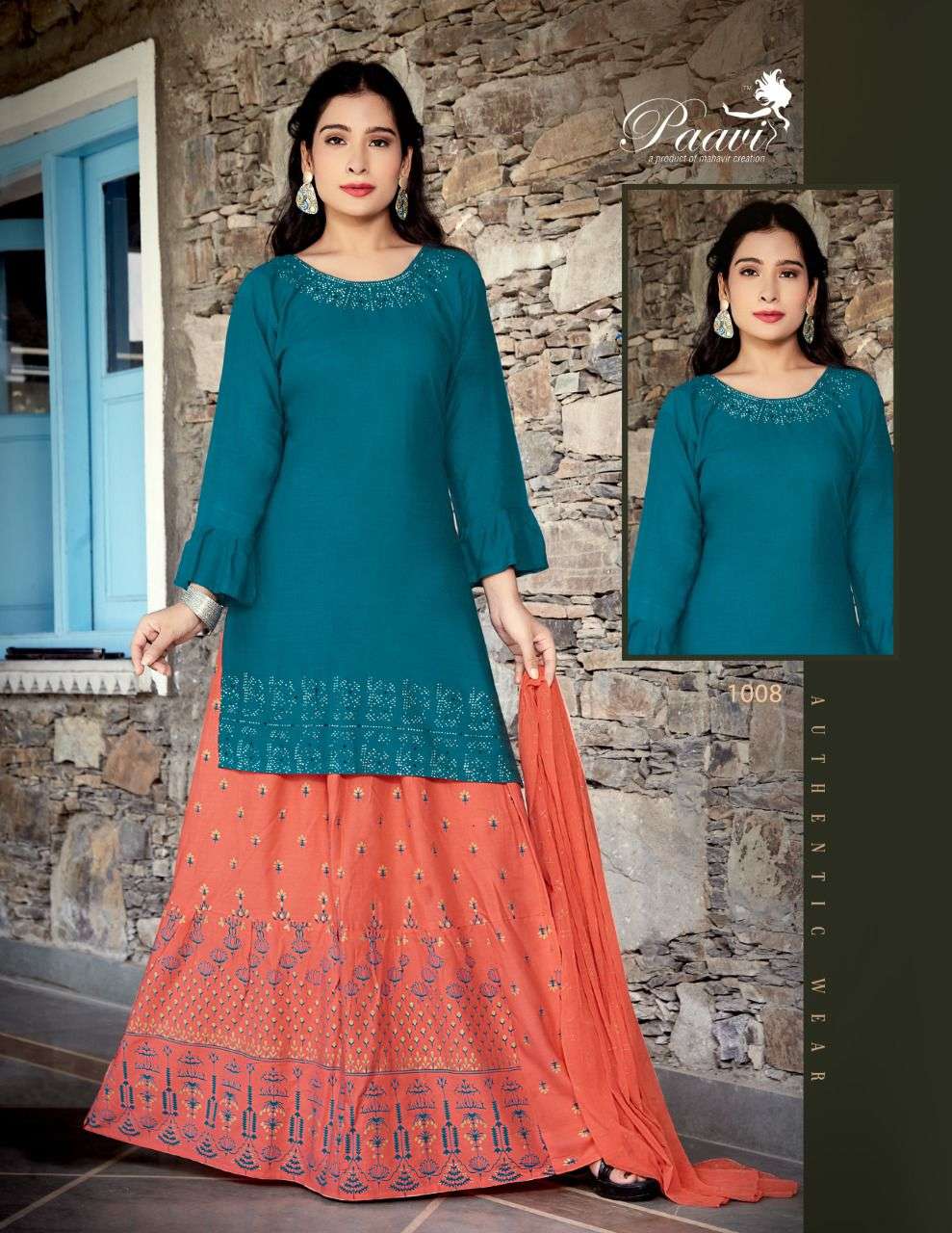 SAHINA BY PAAVI 1001 TO 1008 SERIES BEAUTIFUL SUITS COLORFUL STYLISH FANCY CASUAL WEAR & ETHNIC WEAR RAYON PRINT DRESSES AT WHOLESALE PRICE