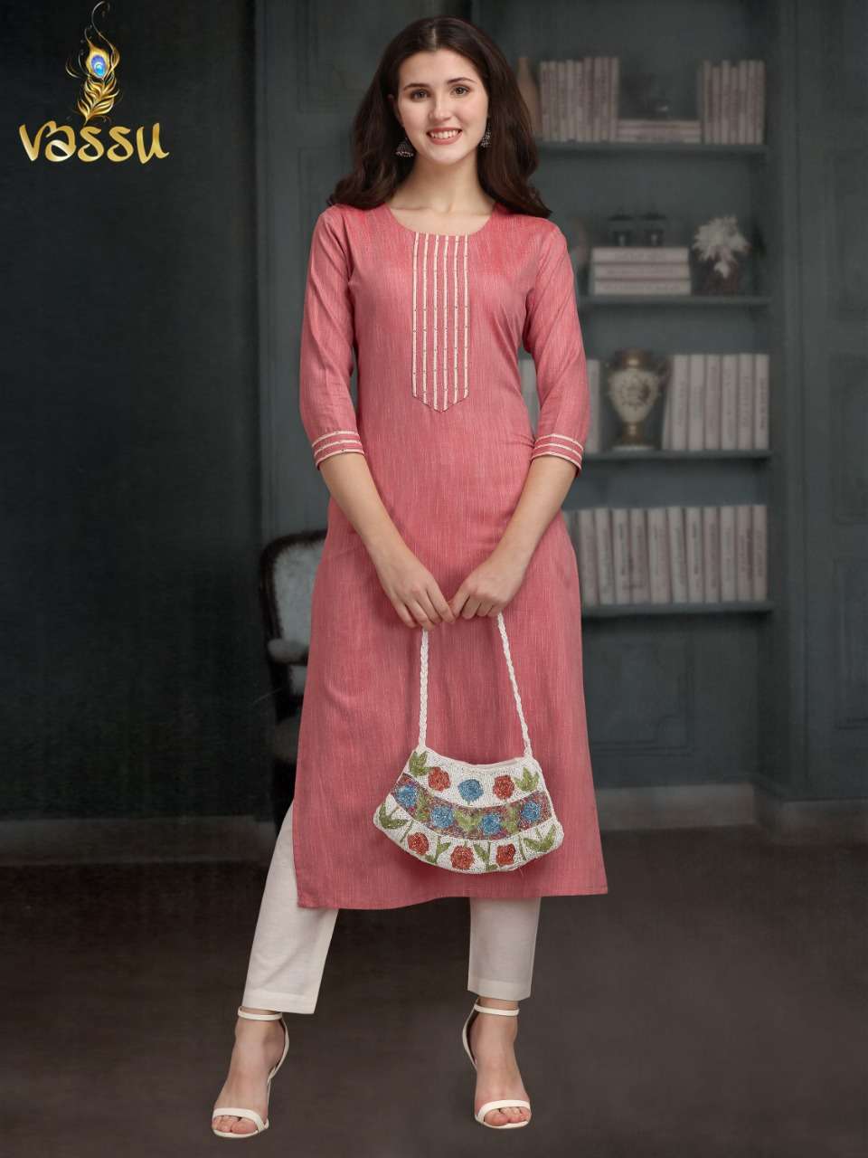SUZI KAFTAN VOL-2 BY VASSU 201 TO 204 SERIES DESIGNER WEAR COLLECTION BEAUTIFUL STYLISH FANCY COLORFUL PARTY WEAR & OCCASIONAL WEAR COTTON KAFTAN WITH BOTTOM AT WHOLESALE PRICE