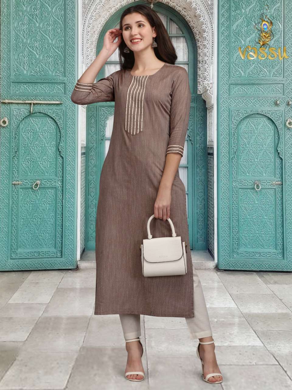 SUZI KAFTAN VOL-2 BY VASSU 201 TO 204 SERIES DESIGNER WEAR COLLECTION BEAUTIFUL STYLISH FANCY COLORFUL PARTY WEAR & OCCASIONAL WEAR COTTON KAFTAN WITH BOTTOM AT WHOLESALE PRICE