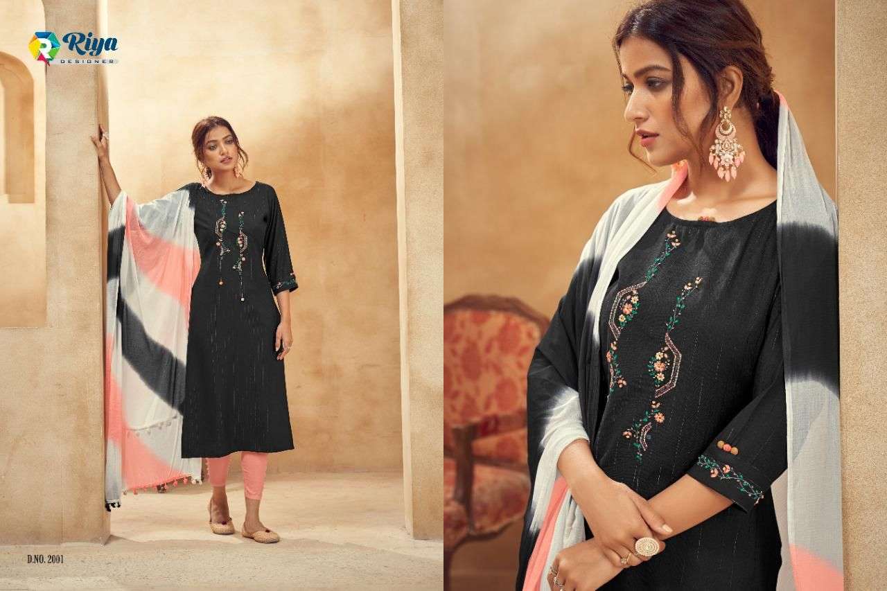 ALICE BY RIYA DESIGNER 2001 TO 2004 SERIES BEAUTIFUL SUITS COLORFUL STYLISH FANCY CASUAL WEAR & ETHNIC WEAR HEAVY RAYON EMBROIDERED DRESSES AT WHOLESALE PRICE
